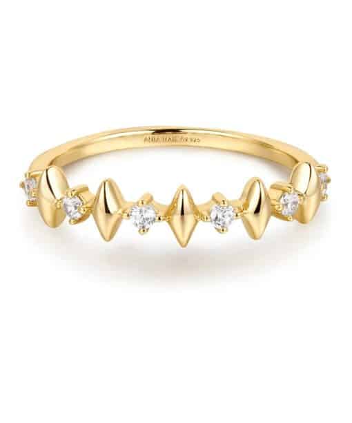 Ania Haie Gold Multi Sparkle Ring