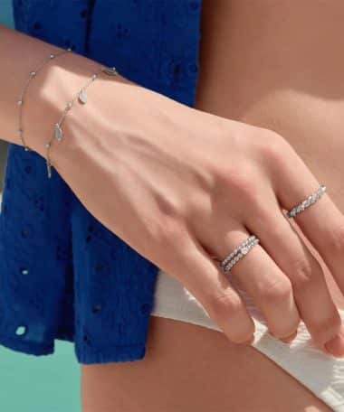 Alternative view of Ania Haie Silver Sparkle Twisted Ring