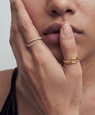 Alternative view of Ania Haie Gold Spiral Adjustable Ring