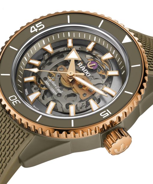 Alternative view of Rado Captain Cook High-Tech Ceramic Skeleton - R32150168