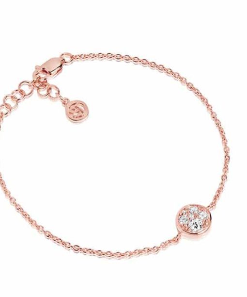 Sif Jakobs - Bracelet Novara - 18K Rose Gold Plated With Zirconia