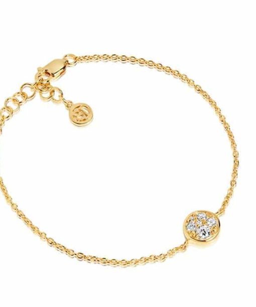 Sif Jakobs - Bracelet Novara - 18K Gold Plated With Zirconia