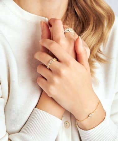 Alternative view of Sif Jakobs Bracelet Cristallo