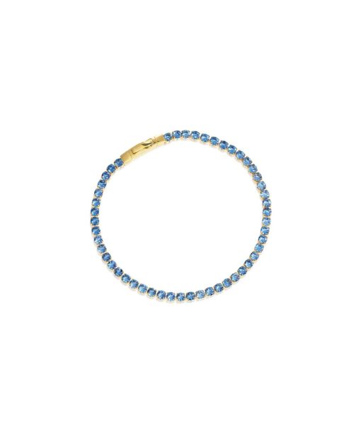 Sif Jakobs Bracelet Ellera Grande - 18k Gold Plated, With Blue Zirconia
