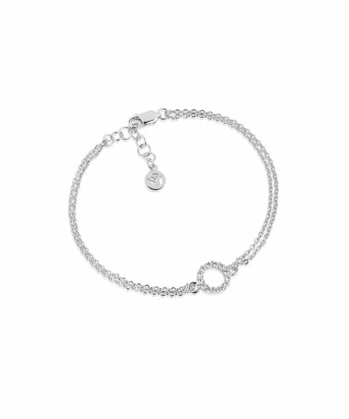 Sif Jakobs bracelet biella piccolo with white zirconia