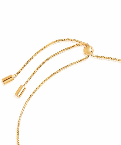 Alternative view of Sif Jakobs bracelet ellera tennis - 18k gold plated with multicoloured zirconia