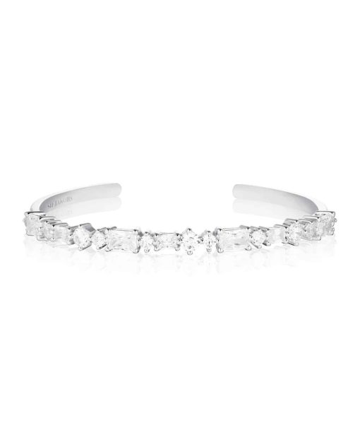 Sif Jakobs Bangle Ivrea - With White Zirconia