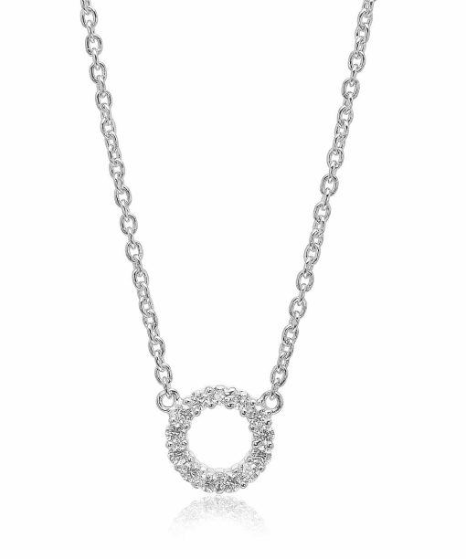 Sif Jakobs Necklace Biella Piccolo with white zirconia