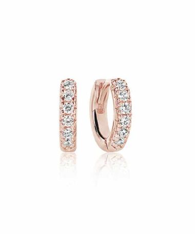 Sif Jakobs - Earrings Ellera Piccolo - 18K Rose Gold Plated With Zirconia