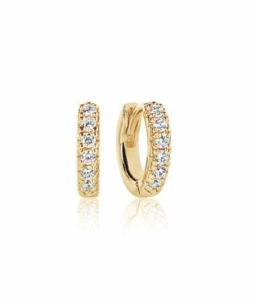 Sif Jakobs - Earrings Ellera Piccolo - 18K Gold Plated With Zirconia