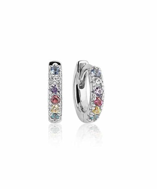 Sif Jakobs - Earrings Ellera Piccolo With Multicoloured Zirconia