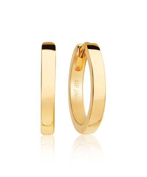 Sif Jakobs Earrings ellera pianura - 18k gold plated