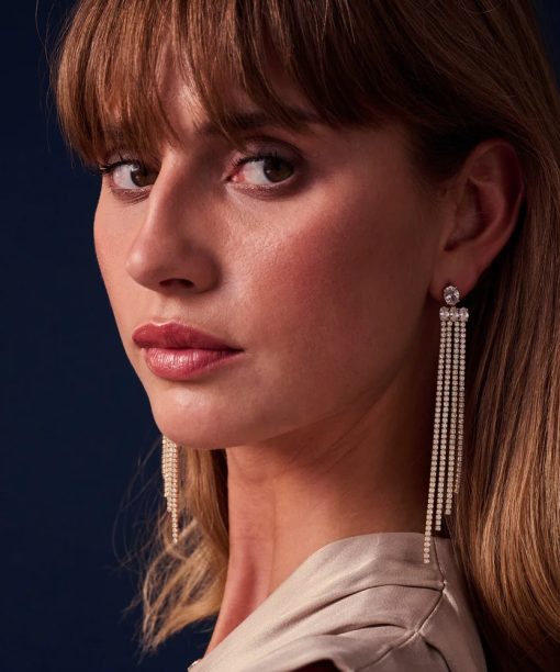 Alternative view of Sif Jakobs Earrings Ellisse Lungo Exclusive Grande