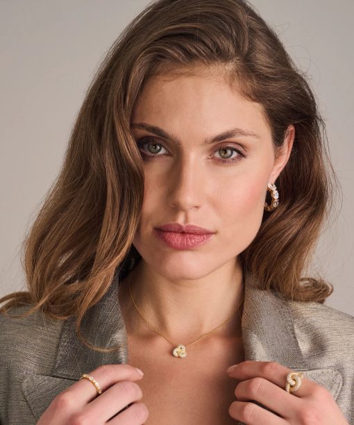 Alternative view of Sif Jakobs Earrings Ellisse Creolo Grande