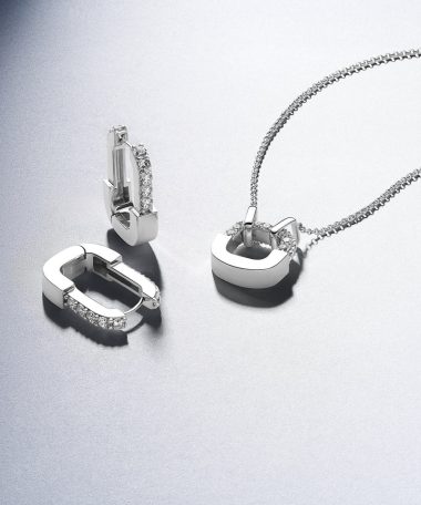 Alternative view of Sif Jakobs Earrings Maratea with white zirconia