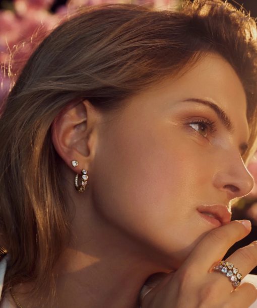 Alternative view of Sif Jakobs Earrings Amorino Creolo