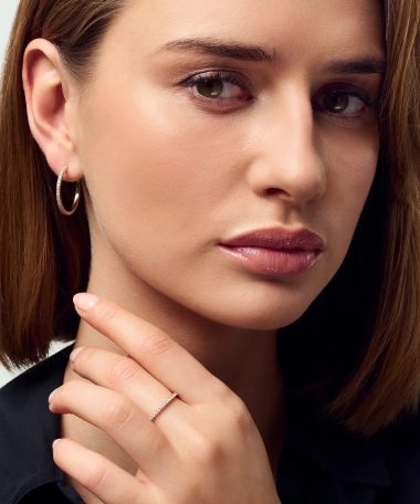 Alternative view of Sif Jakobs Earring Alba Single - with lab-grown diamonds