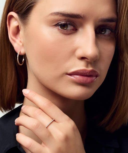 Alternative view of Sif Jakobs Earring Alba Single - with lab-grown diamonds