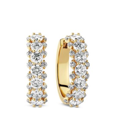 Sif Jakobs Earrings Fior Medio - with lab-grown diamonds