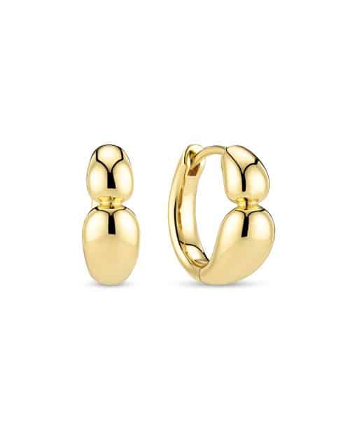 Sif Jakobs Earrings Goccia Creolo Piccolo Pianura