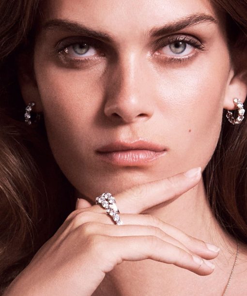 Alternative view of Sif Jakobs Earrings Belluno Creolo - With White Zirconia