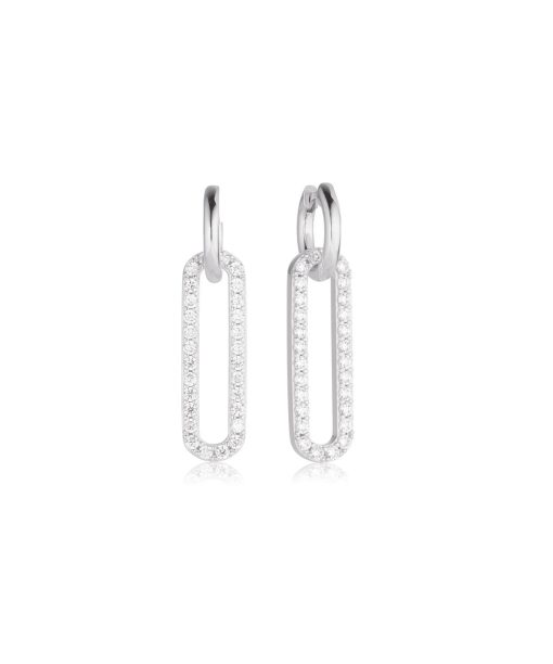Sif Jakobs Earrings Capizzi Lungo - With White Zirconia