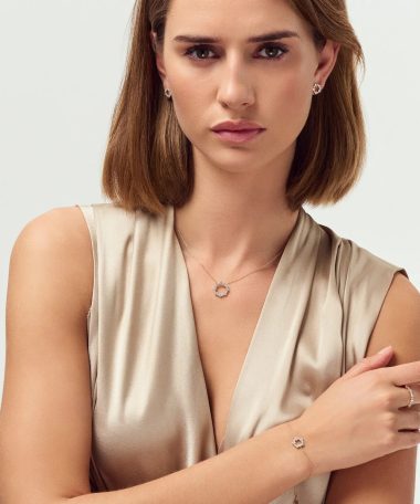 Alternative view of Sif Jakobs Necklace Brina - with lab-grown diamonds