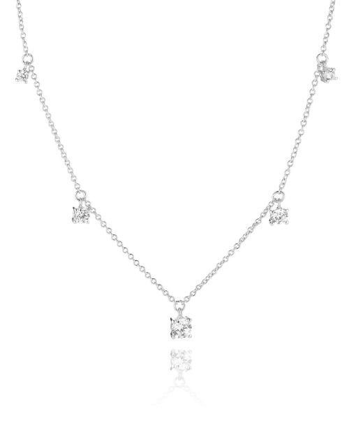 Sif Jakobs Necklace Belluno - With White Zirconia