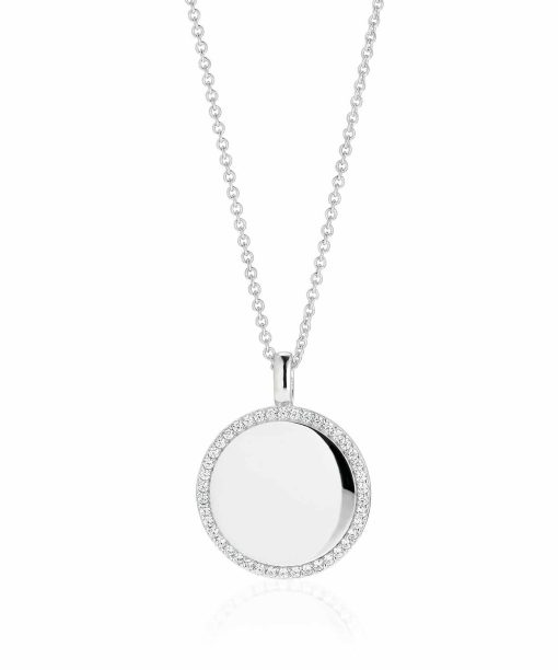 Sif Jakobs Pendant Follina Grande - With White Zirconia