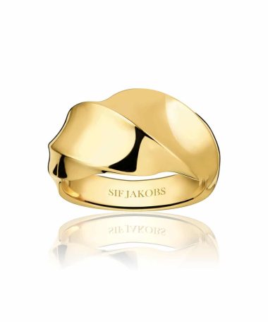 Sif Jakobs Ring Ferrara Ardito Pianura - 18k Gold Plated