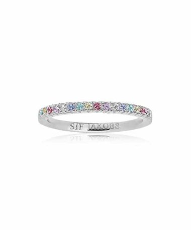 Sif Jakobs - Ring Ellera With Multicoloured Zirconia