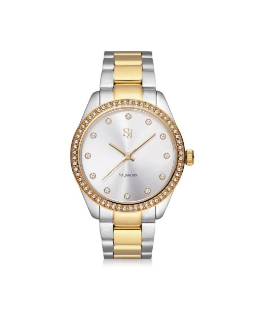 Sif Jakobs Jewellery Watch Valeria Steel & Gold Plated