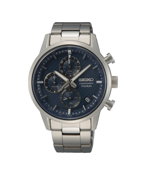 Seiko Quartz Titan Chronograph 41.6mm - SSB387P1