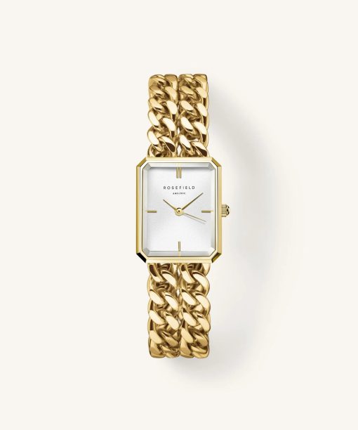 Rosefield Studio Double Chain Gold 19.5x24mm