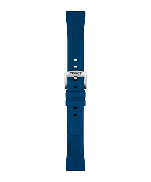 Alternative view of Tissot Official Blue Rubber Strap 20MM