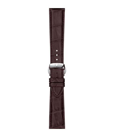 Alternative view of Tissot Official Brown Leather Strap 21MM