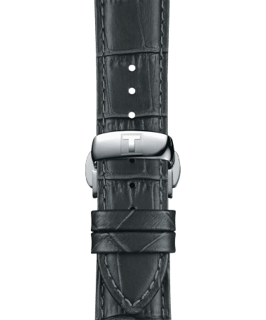Tissot Official Grey Leather Strap 21MM