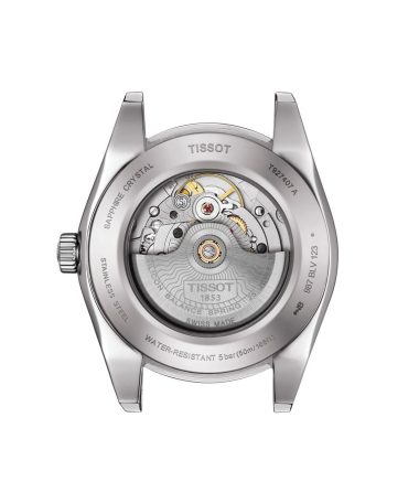 Alternative view of Tissot Gentleman Powermatic 80 Silicium 18K Gold Bezel - T927.407.46.041.01