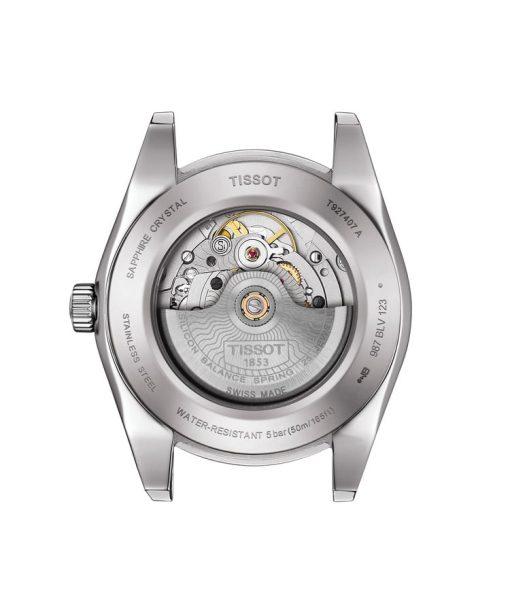 Alternative view of Tissot Gentleman Powermatic 80 Silicium 18K Gold Bezel - T927.407.46.041.01