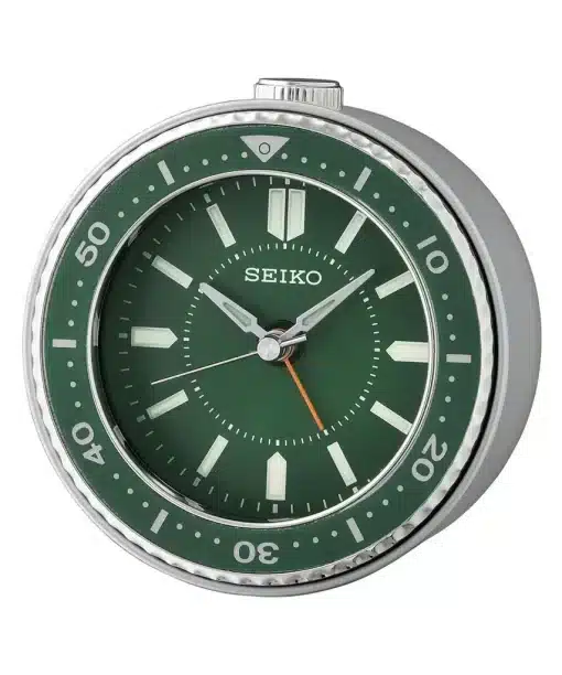 SEIKO ALARM CLOCK 10X9X5CM SWEEP BEEP/LED LUMI' - QHE184M
